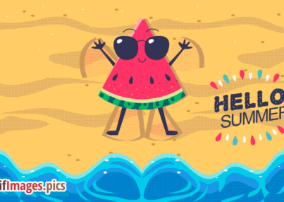 hello-summer-gif-animated-watermelon-slice-gif